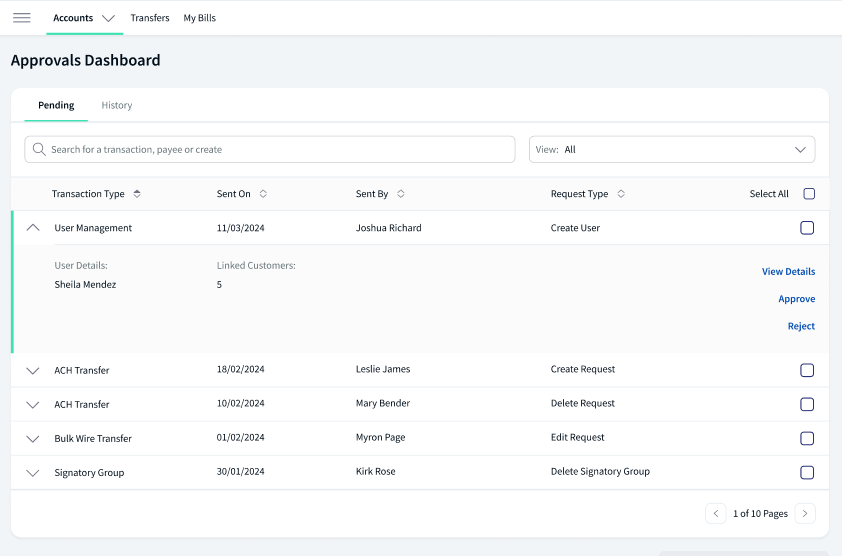 Select User Management